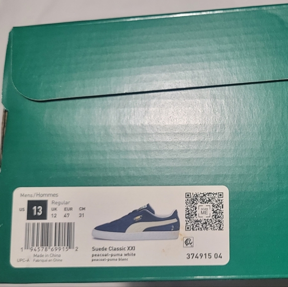 Puma Suede Classic XXI, Navy - Picture 4 of 4